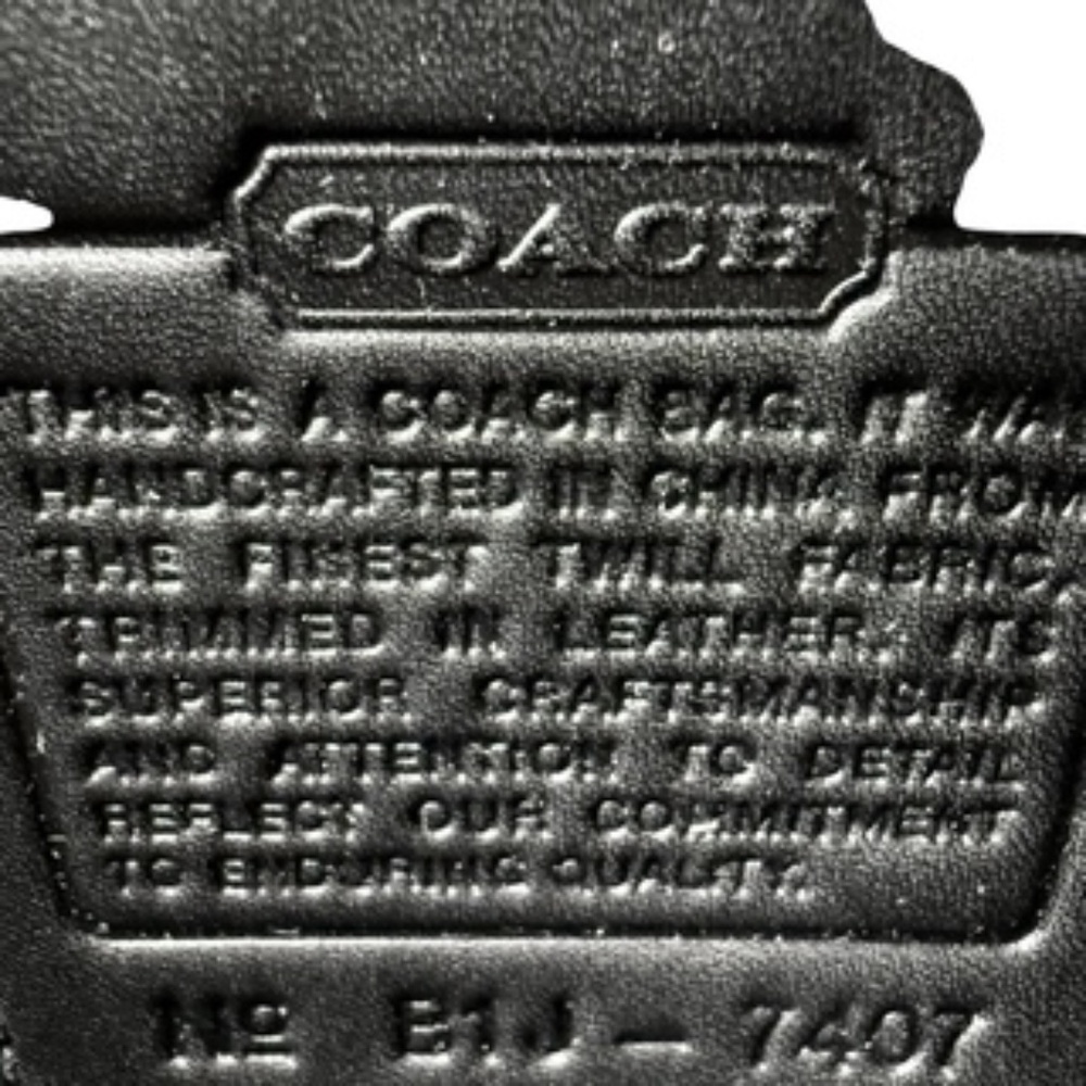 Coach Demi Mercer Leather Trimmed Nylon Handbag to Convertible Wristlet - Picture 7 of 10
